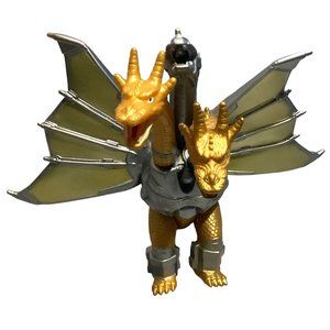 Bandai Godzilla Movie Monster Series Mecha King Ghidorah  Gold Silver